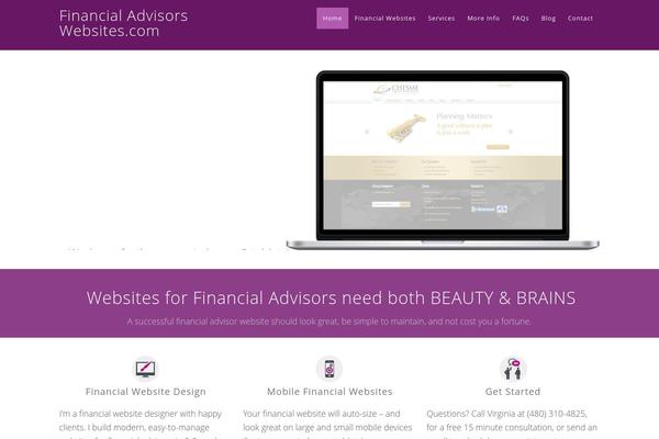 financialadvisorswebsites.com site used Websitedesign