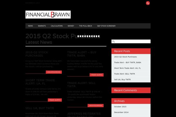 The Newswire theme site design template sample