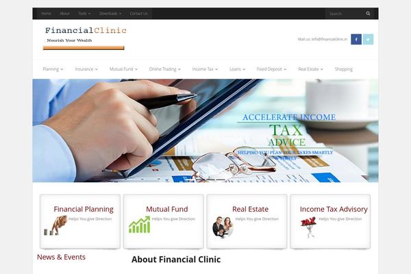 Sento theme site design template sample