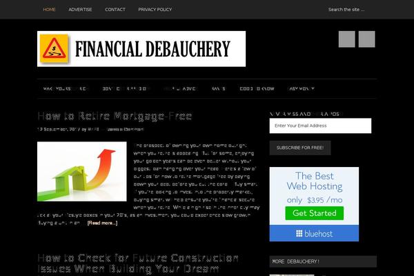 Magazine Pro theme site design template sample