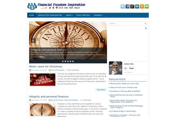 Accounting website example screenshot