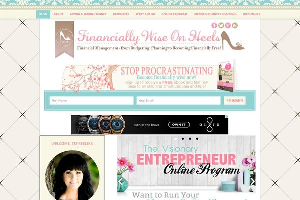 Jacqueline website example screenshot