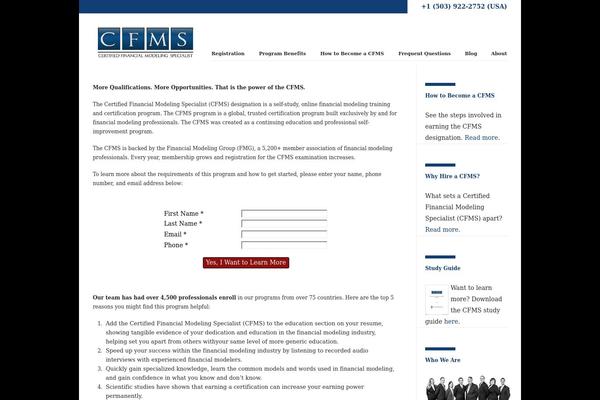 financialmodelingcertification.com site used Easypoint