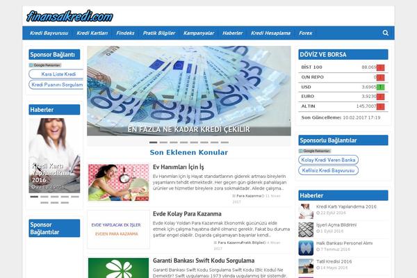 Site using Döviz Bilgileri plugin