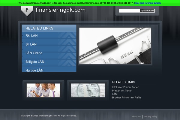 Financenet theme site design template sample