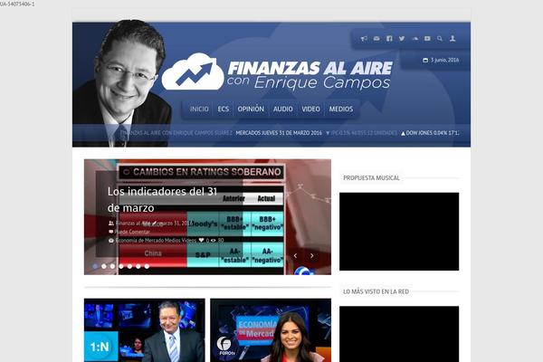 Madrid theme site design template sample