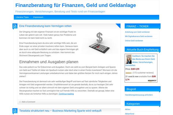 BlogoLife theme site design template sample