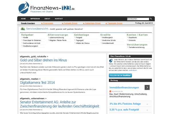 Site using WP-Ticker plugin