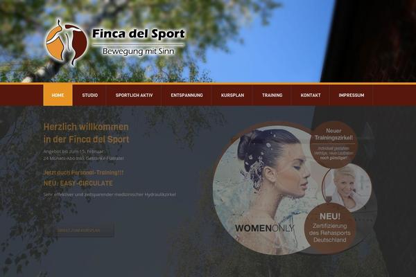 Spasaloon theme site design template sample