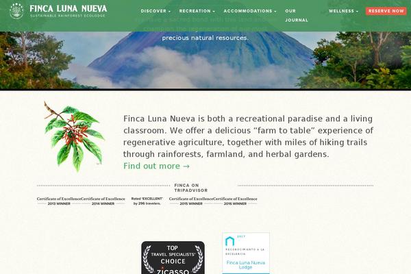 fincalunanuevalodge.com site used Fincalunanueva