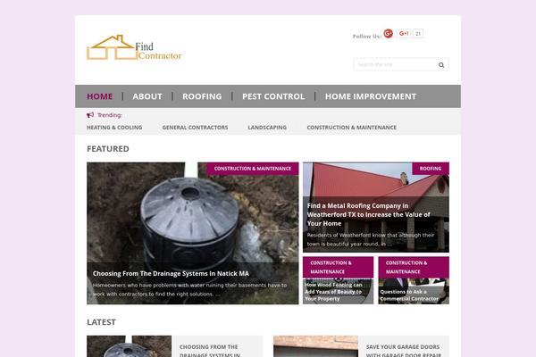 find-contractor.org site used Bookshelf