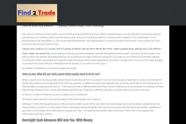 find2trade.com site used Looki Lite