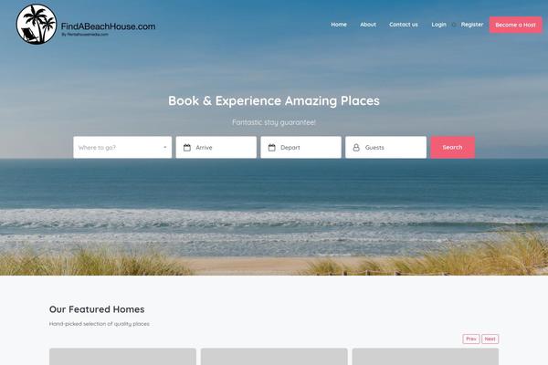 Homey theme site design template sample