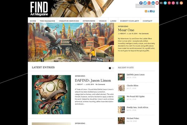 Custom theme site design template sample