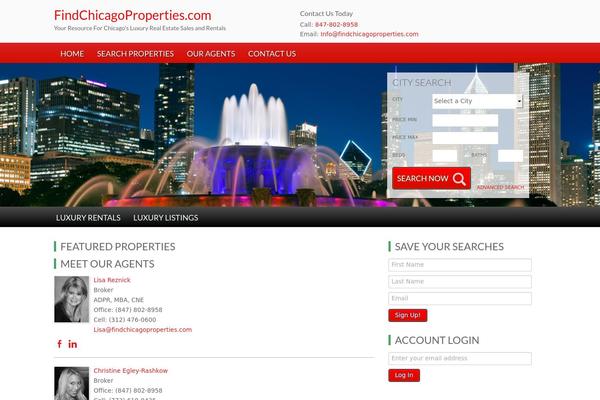 Turn Key theme site design template sample