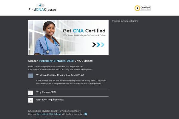 findcnaclasses.org site used Clevercourse-v1-12