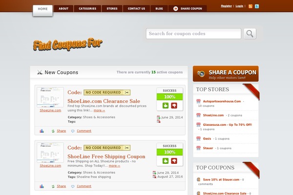 Clipper theme site design template sample