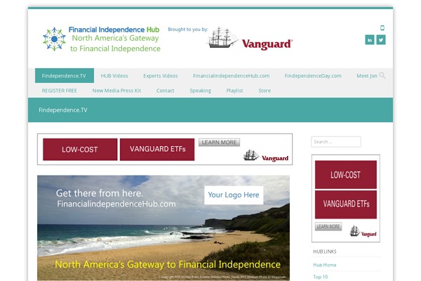 Discovery theme site design template sample