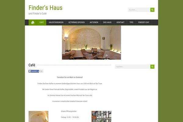 MaidenHair theme site design template sample