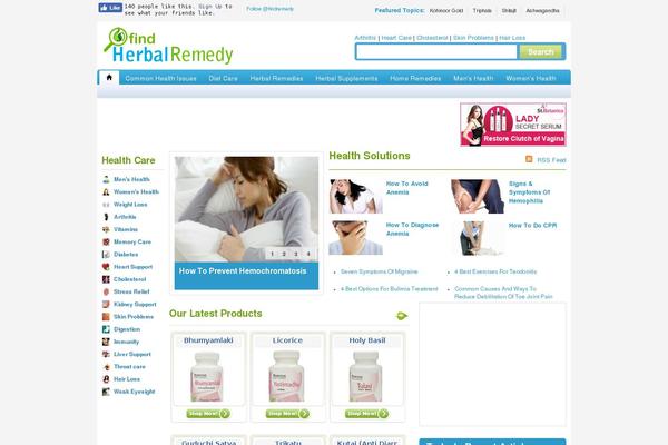 Healthcare theme site design template sample