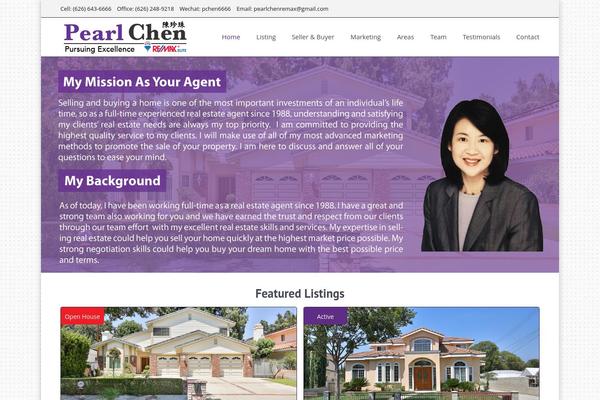 WP Residence theme site design template sample