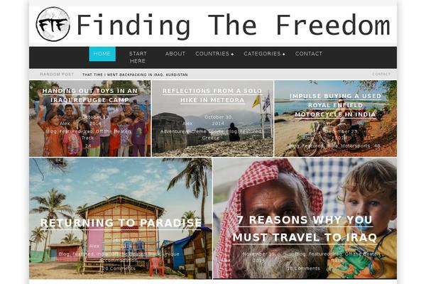 Valenti theme site design template sample