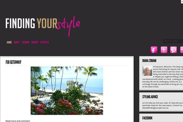 Style theme site design template sample