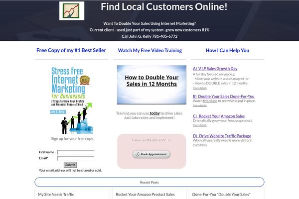 Performag theme site design template sample