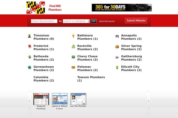 Directorypress theme site design template sample
