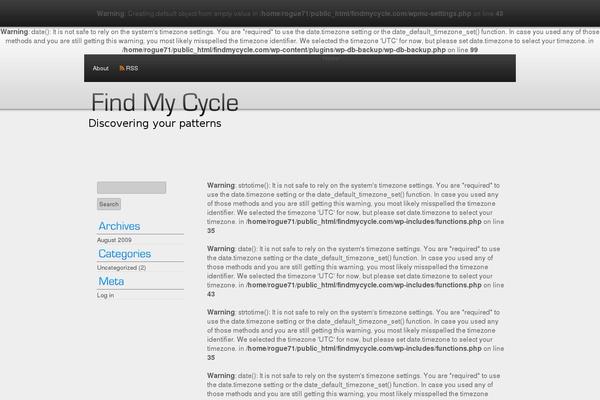 Default theme site design template sample