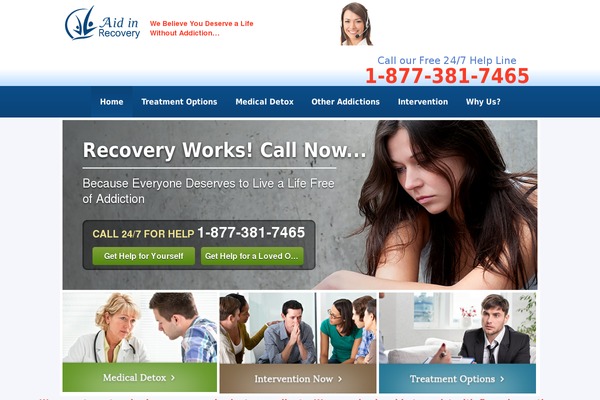 Rehab theme site design template sample