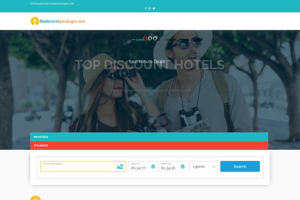 Travelz theme site design template sample