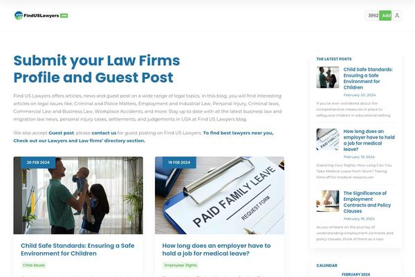 Directory2 theme site design template sample