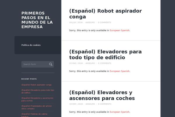 Wilson theme site design template sample