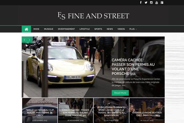 fineandstreet.com site used Bzine