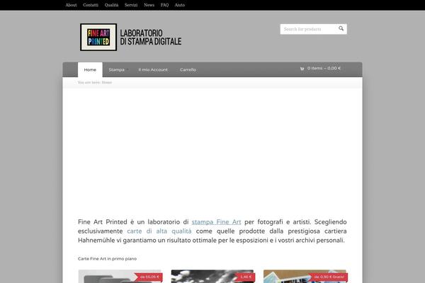 Wootique theme site design template sample