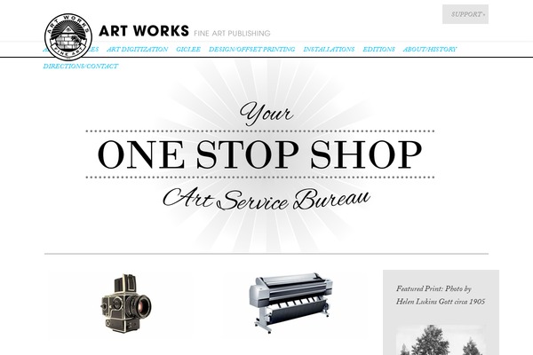 artworks theme websites examples