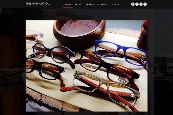 Parallax theme site design template sample