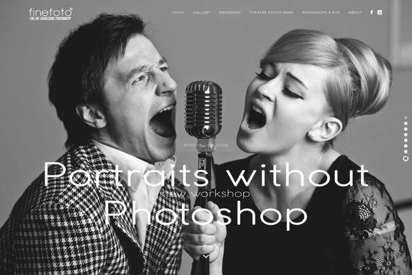 Story theme site design template sample