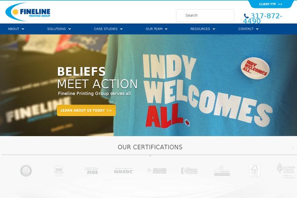 Circles theme site design template sample