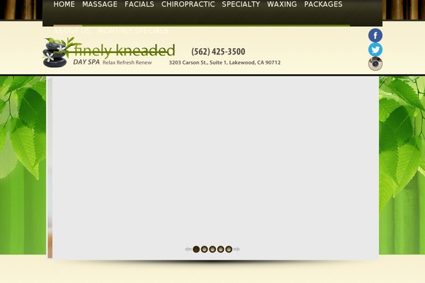 SPA Treats theme site design template sample