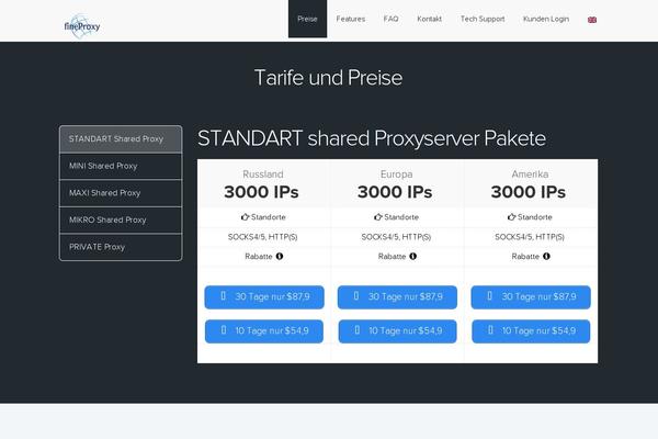 Landlr theme site design template sample