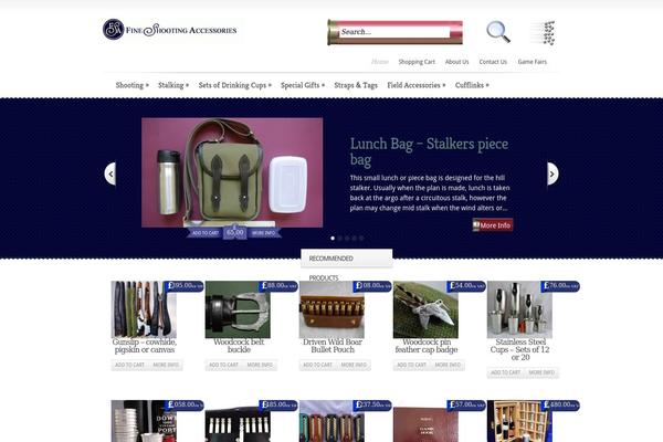 Boutique theme site design template sample