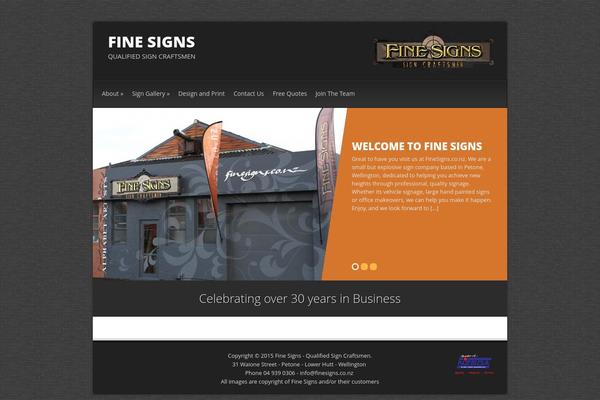 Monaco theme site design template sample