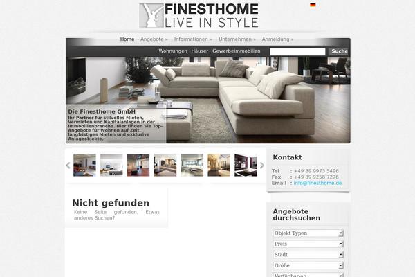 ElegantEstate theme site design template sample