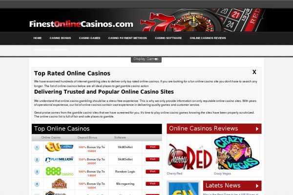 finestonlinecasinos.com site used Foc