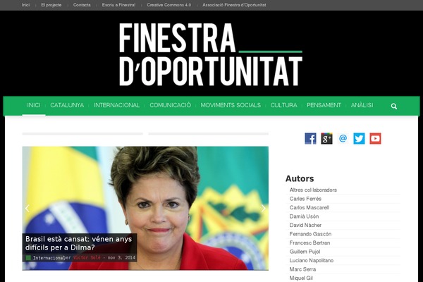 Magazin theme site design template sample