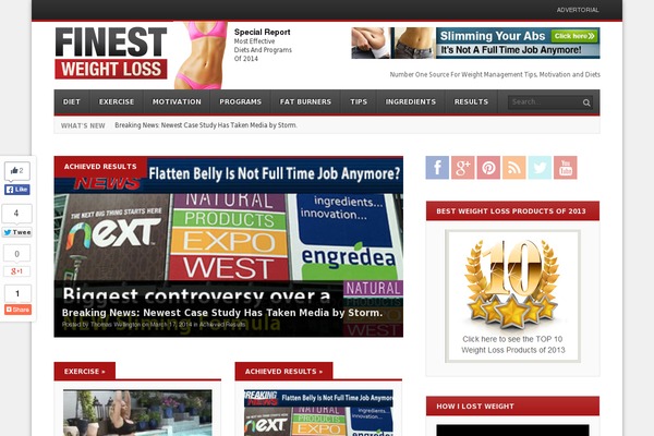 Fearless theme site design template sample