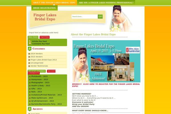 fingerlakesbridalexpo.com site used Matrimonial_wp_theme