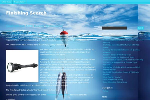 finishingsearch.com site used Mobile First